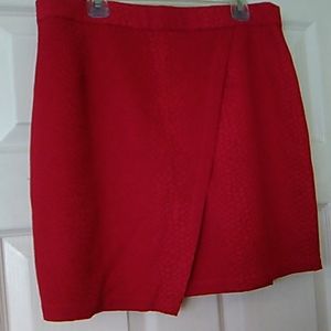 Just fab red skirt